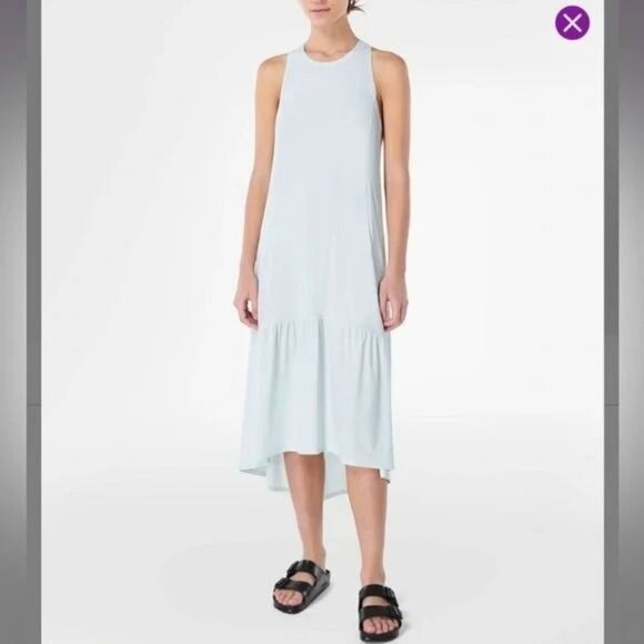 Sweaty Betty Explorer Ace Midi Dress Baby Blue US 4 6 - Picture 1 of 6